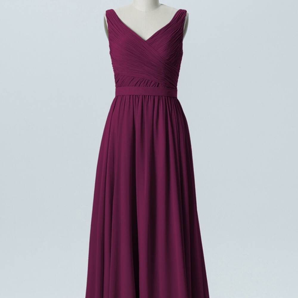 KF Bridal Burgundy Bridesmaid Dress Model: B07879